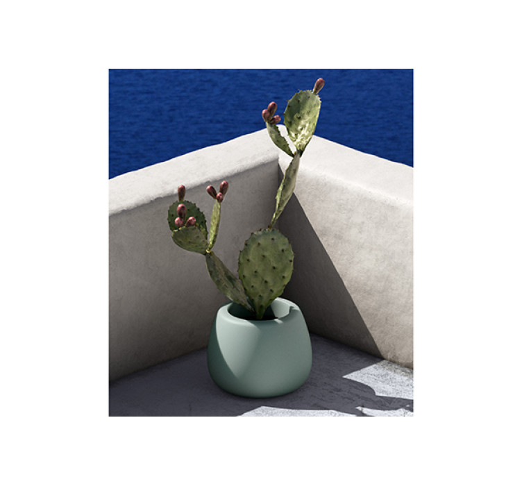 Вуличне кашпо для квітів та рослин Boom Pot 6488 C2 White (6488C2)2